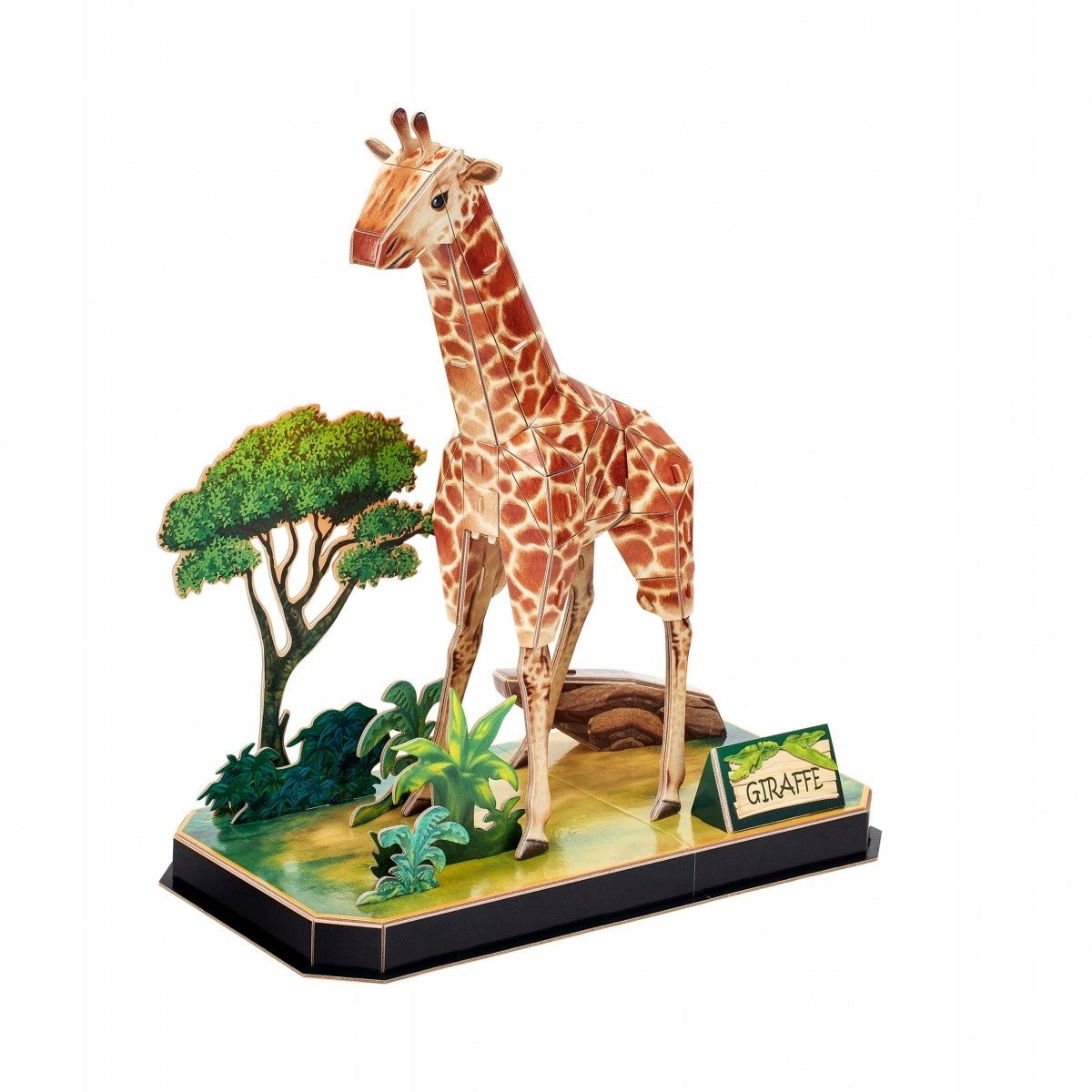 CUBIC FUN Puzzle 3D Giraffe Safari Cubicfun 43 pieces Manufacturer code P857H