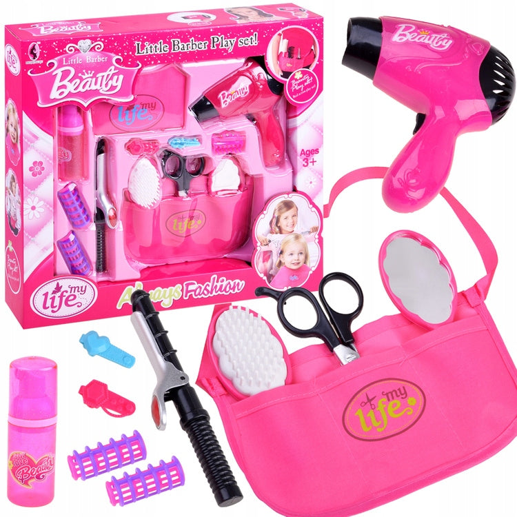CURLING IRON BATTERY-OPERATED DRYER ACCESSORIES `TOILET CHILDREN'S HAIRDRESSING SET