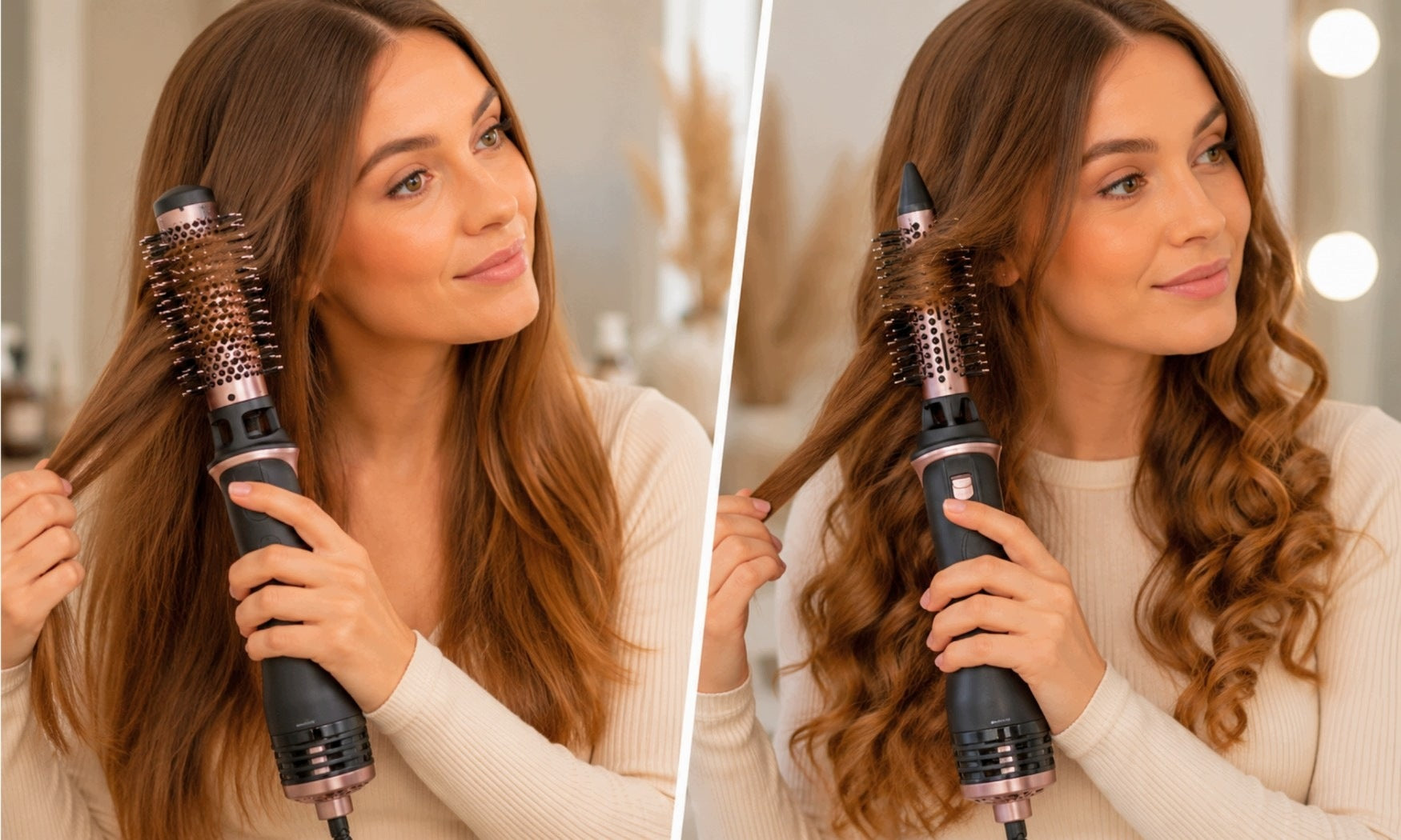 CURLING IRON CERAMIC HAIR DRYER SET 3IN1 PREMIUM 1200W Packaging status original