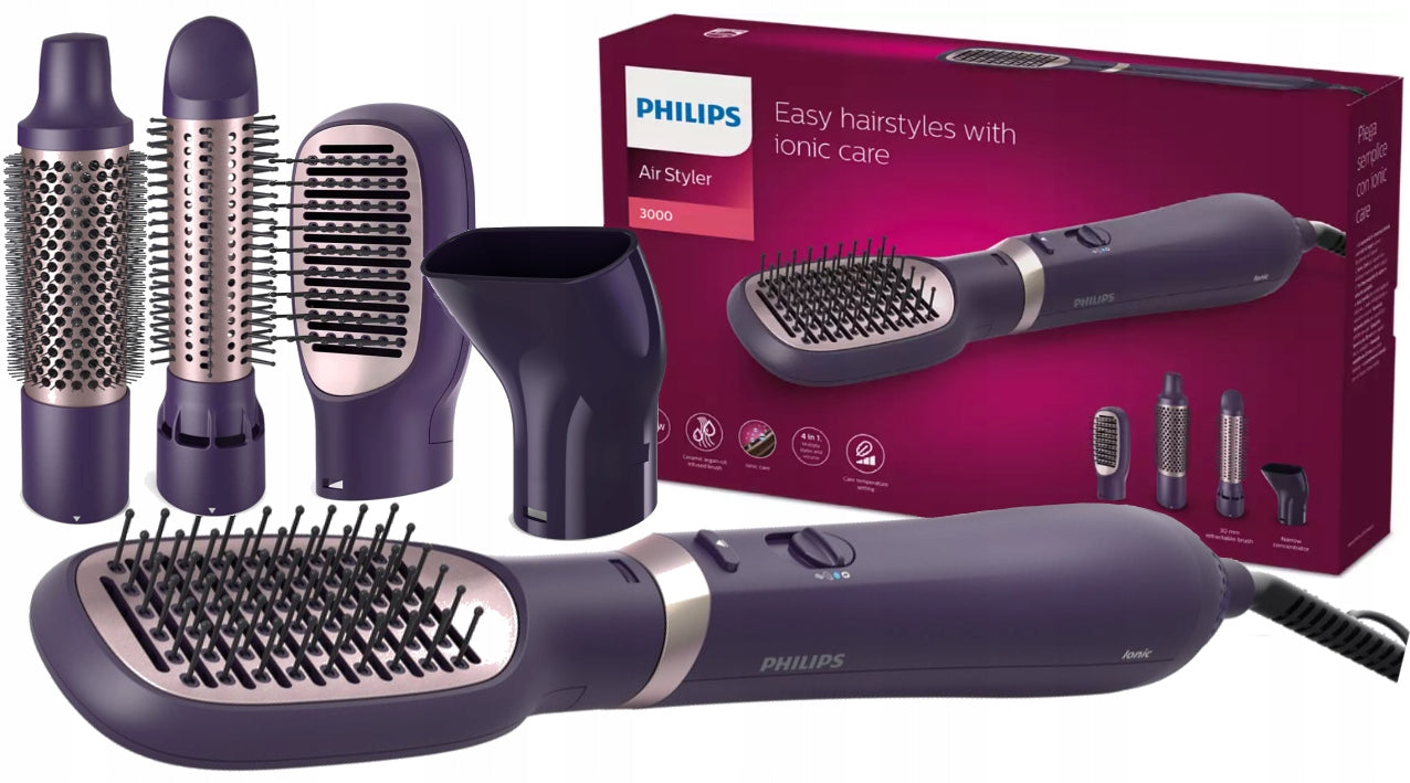 CURLING IRON DRYER PHILIPS WITH IONIZATION FOR HAIR THERMOBRUSH CURLING IRON 800W