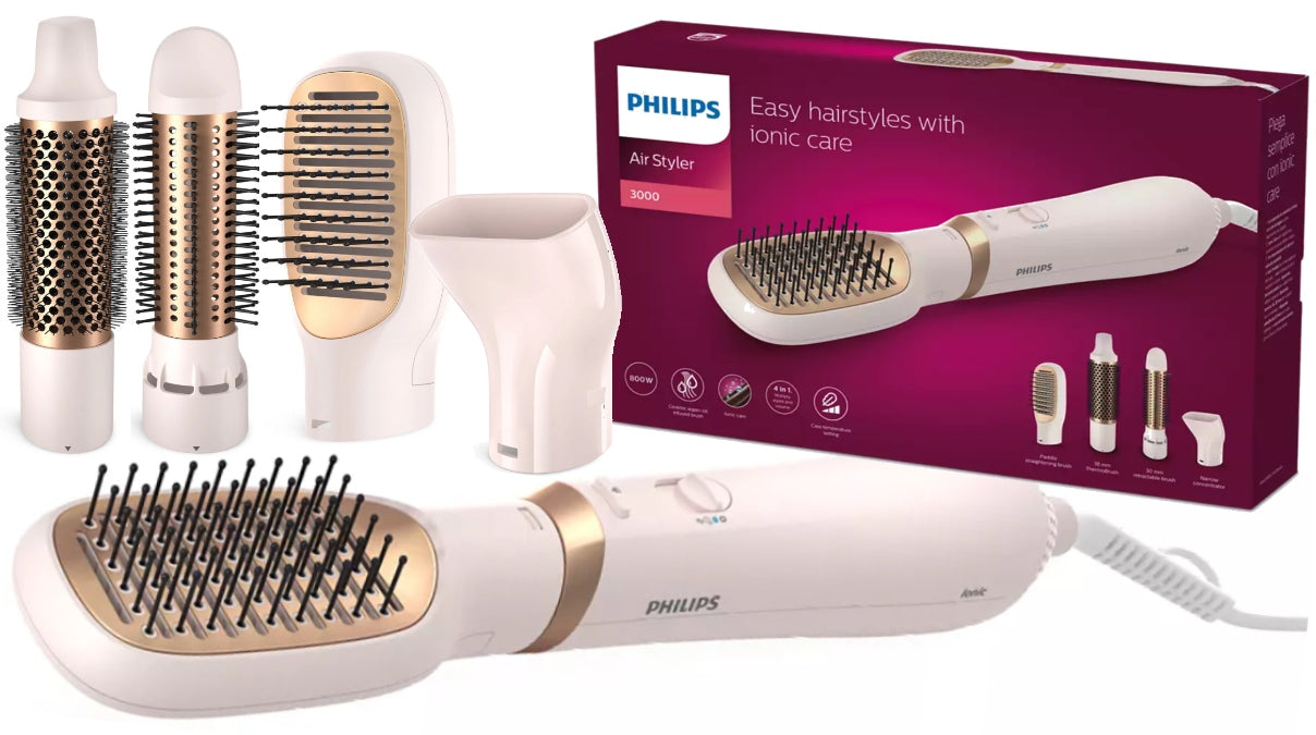 CURLING IRON DRYER PHILIPS WITH IONIZATION FOR HAIR THERMOBRUSH CURLING IRON 800W