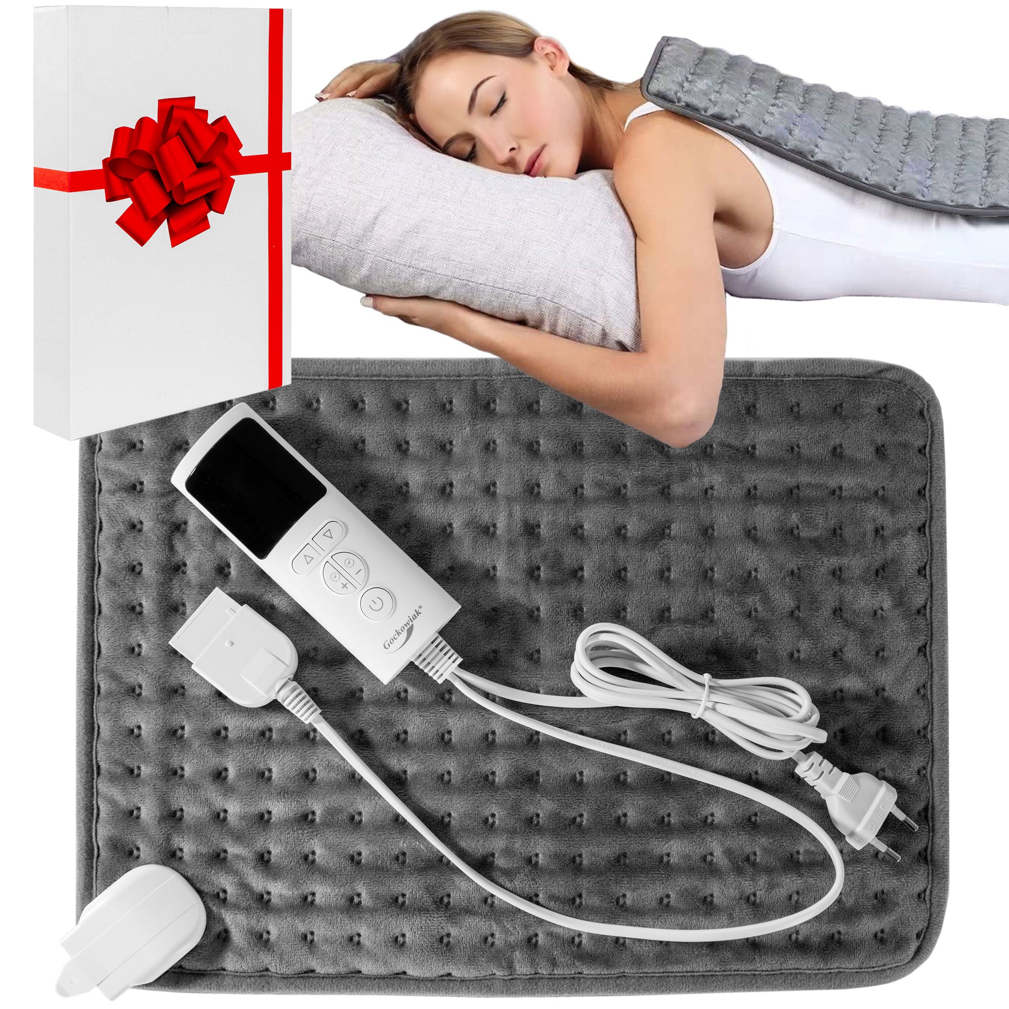 CUSHION ELECTRIC BACK HEATING MAT WARMING HOT WATER BOTTLE 100W