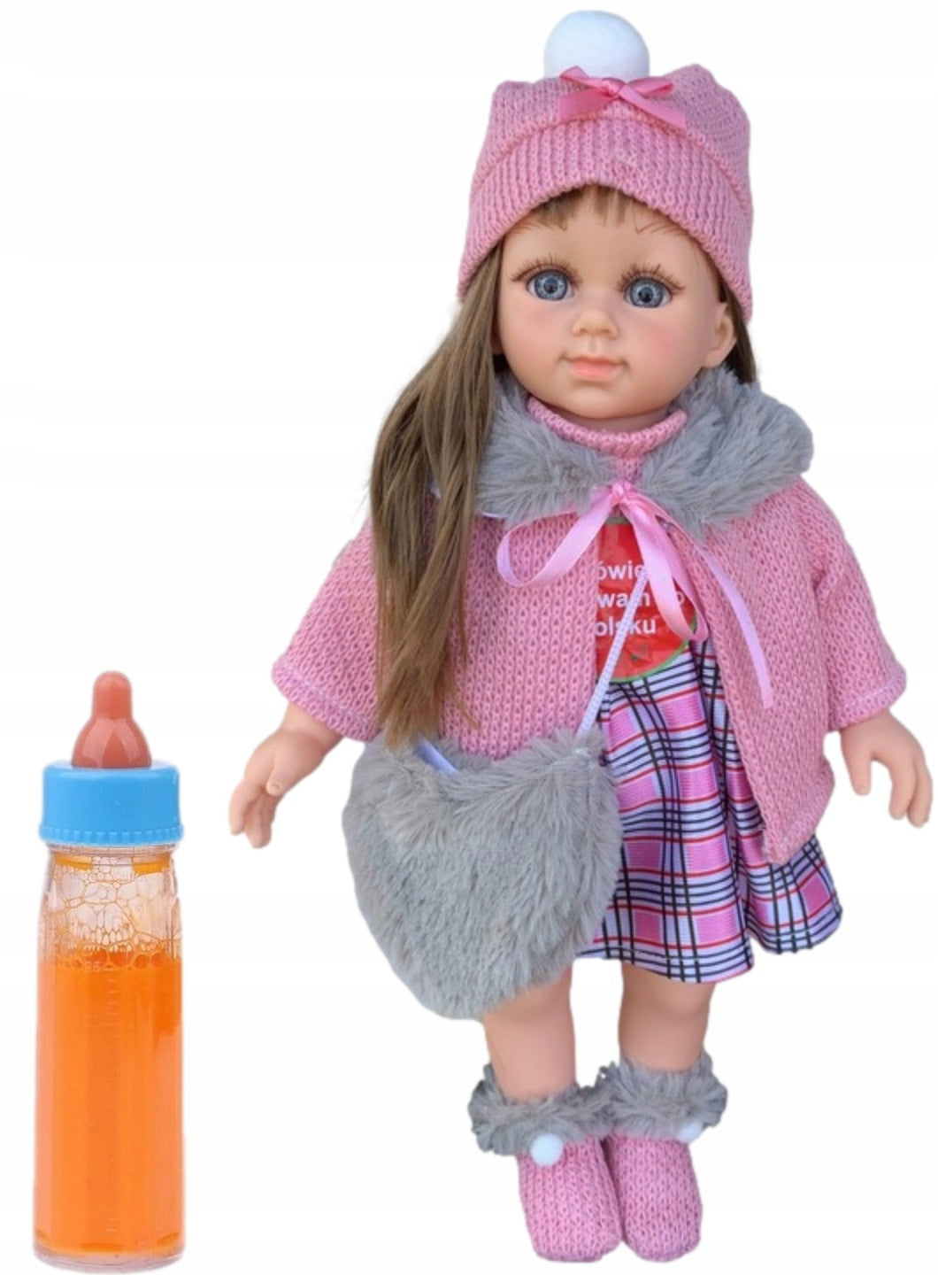 CUTE DOLL IN BABY BOX SAYS SINGS+BOTTLE ACCESSORIES Manufacturer code 5900949473475