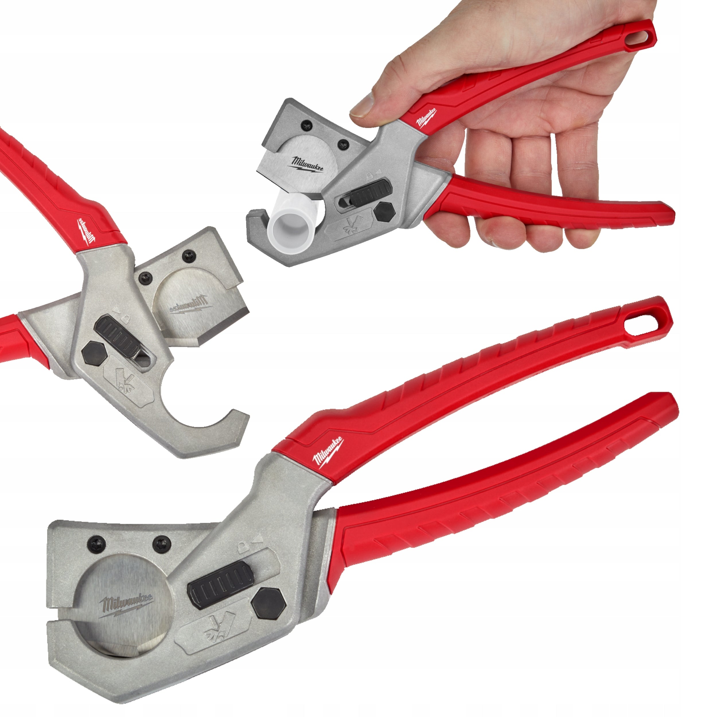 CUTTER PLASTIC PIPE SHEARS PE PB PEX PDVF 25MM MILWAUKEE