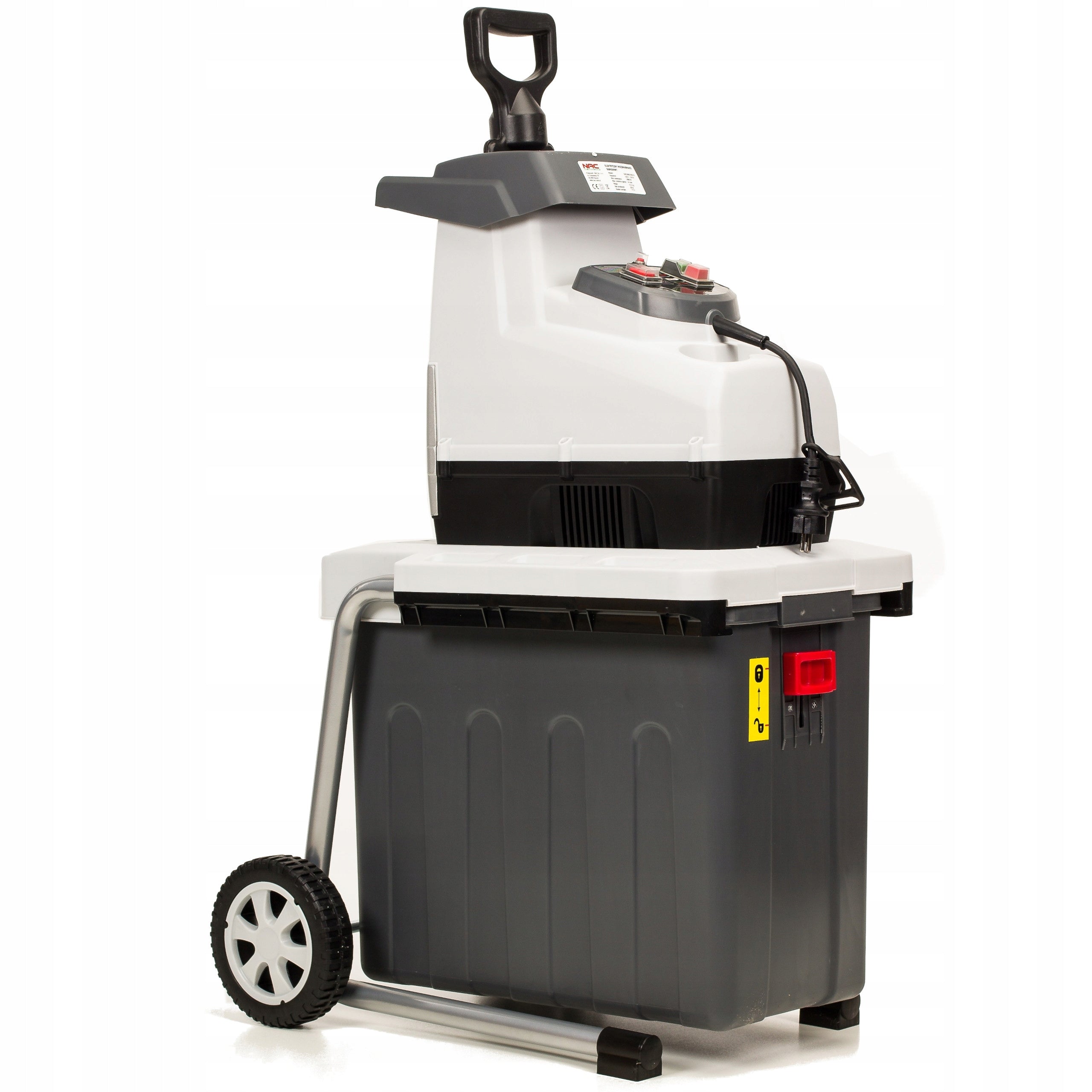 CUTTER for branches NAC 2800W Chipper up to 44mm + CONTAINER 60l +WHEEL Manufacturer code SHE280S-BOX-G
