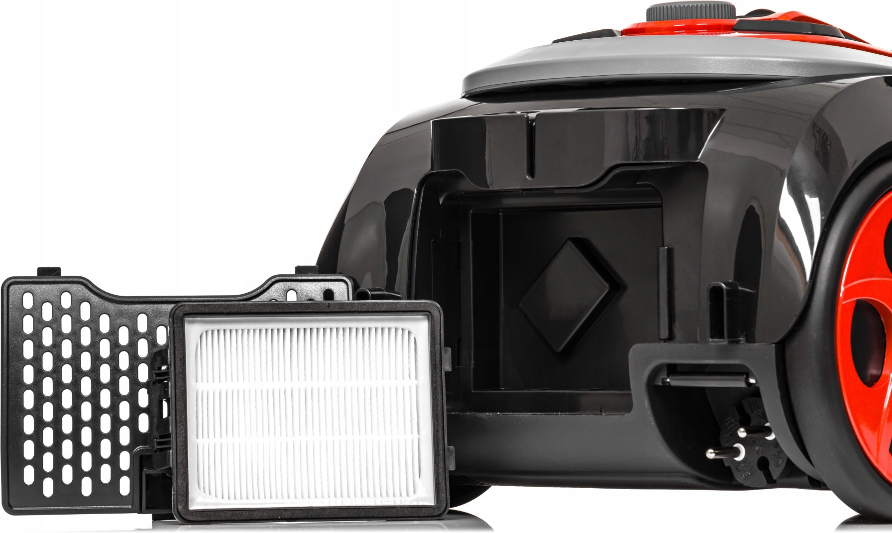 CYCLONE VACUUM CLEANER LEHMANN BAGLESS TURBO BRUSH 4000W HEPA FILTER QUIET Dominant color black