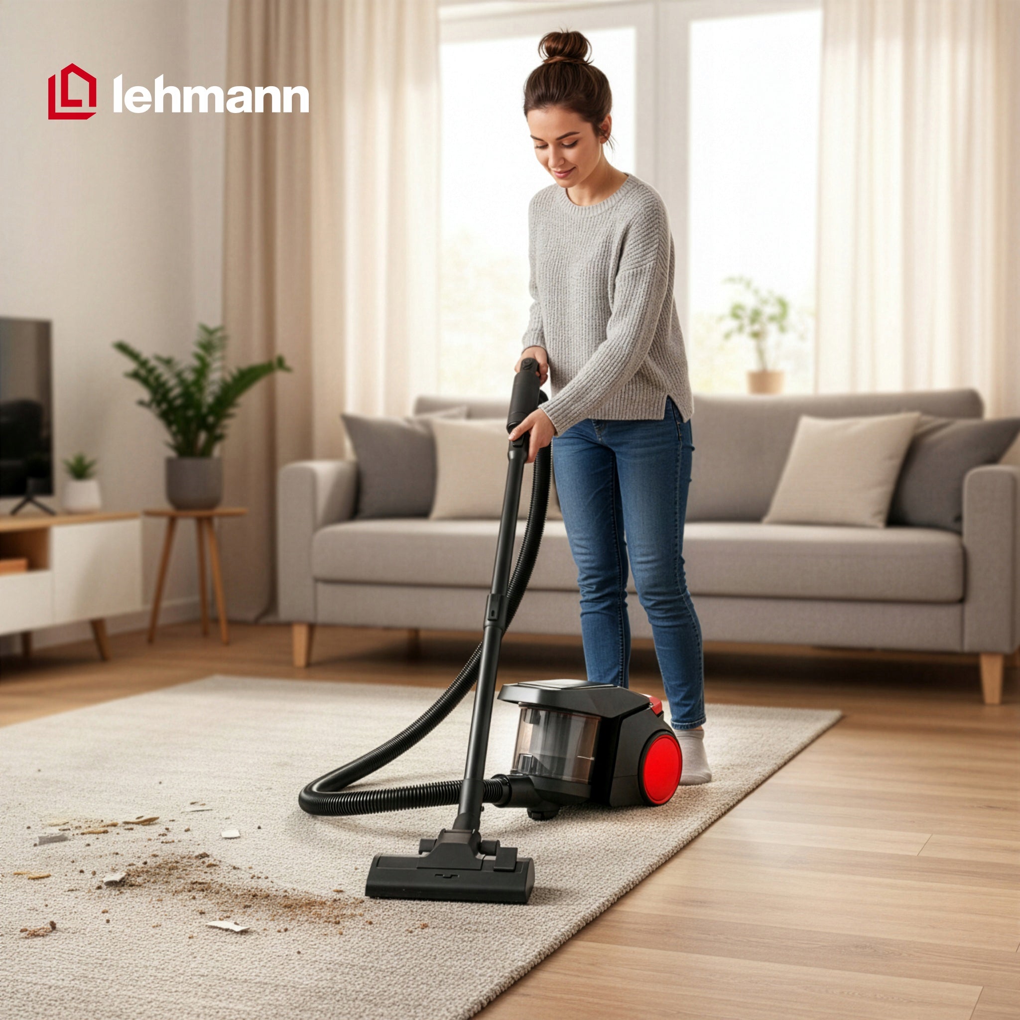 CYCLONE VACUUM CLEANER LEHMANN BAGLESS TURBO BRUSH MAX. 4000W NEW MODEL Power rating 850 W