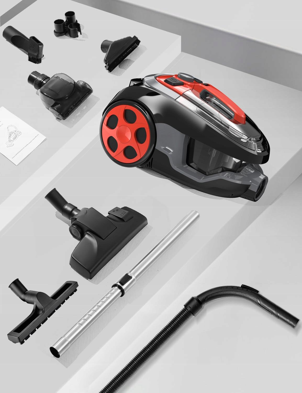 CYCLONE VACUUM CLEANER LEHMANN BAGLESS TURBO BRUSH max 4000W HEPA QUIET Packaging status original