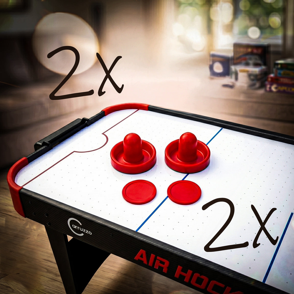 CYMBERGAJ AIR HOCKEY XXL HOCKEY TABLE Large 122x61x76 cm AIR HOCKEY Manufacturer code Cymbergaj gra rodzinna P7C