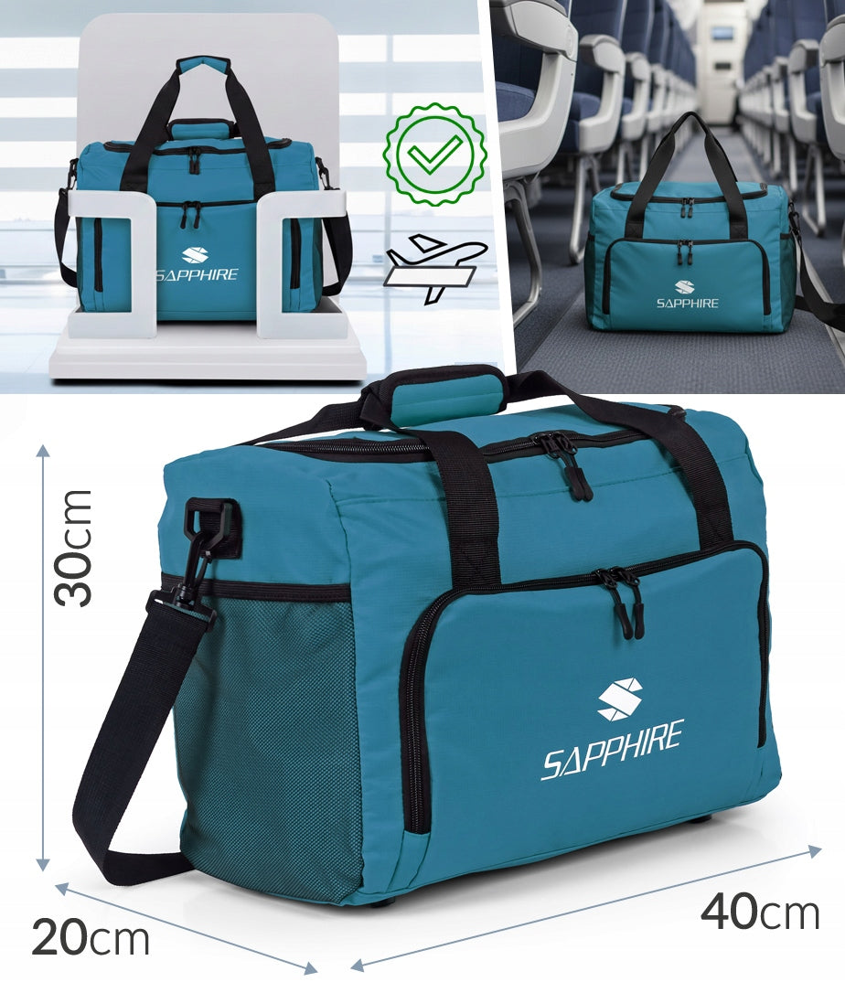 Cabin Travel Bag 40x30x20 Ryanair Wizzair Spacious Lightweight Luggage 24L Packaging status original