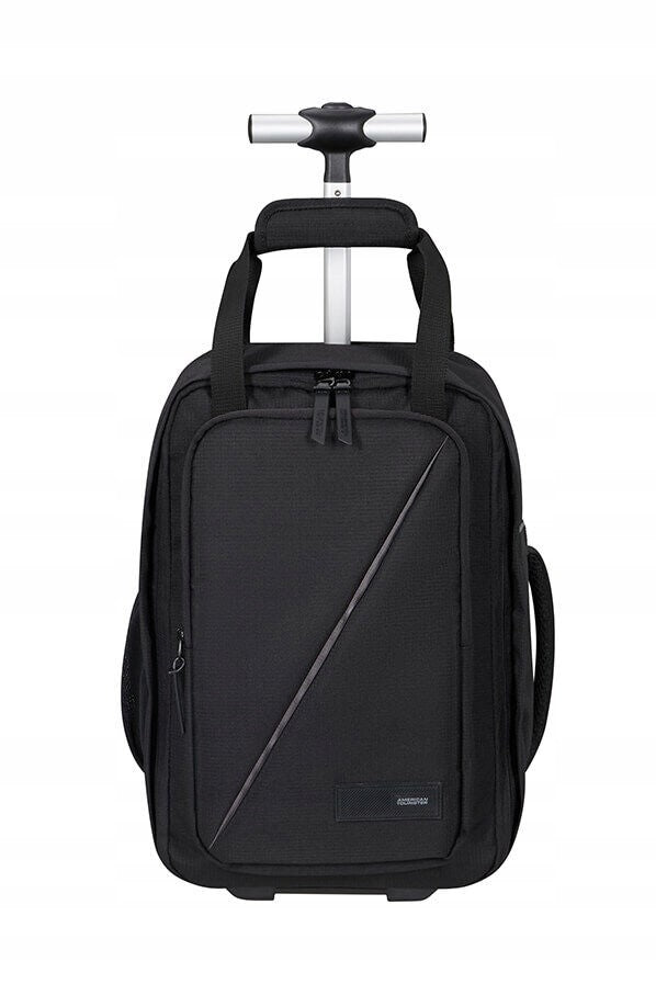 Cabin backpack on wheels dimensions for RYANAIR American Tourister black Manufacturer code 154985-1041