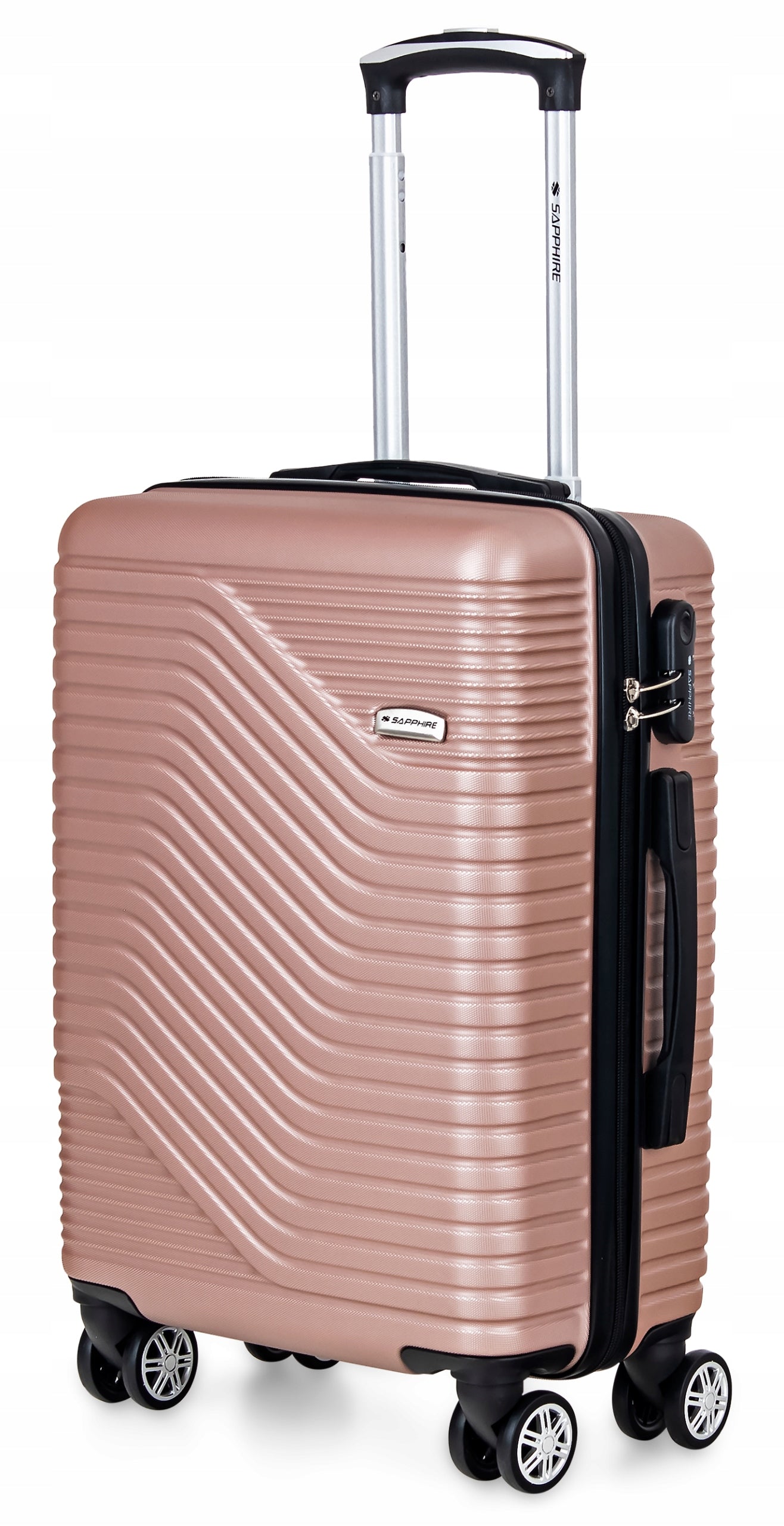 Cabin case SMALL LIGHT HAND luggage L ABS wheels strong Sapphire DUO Width (longer edge) 36 cm