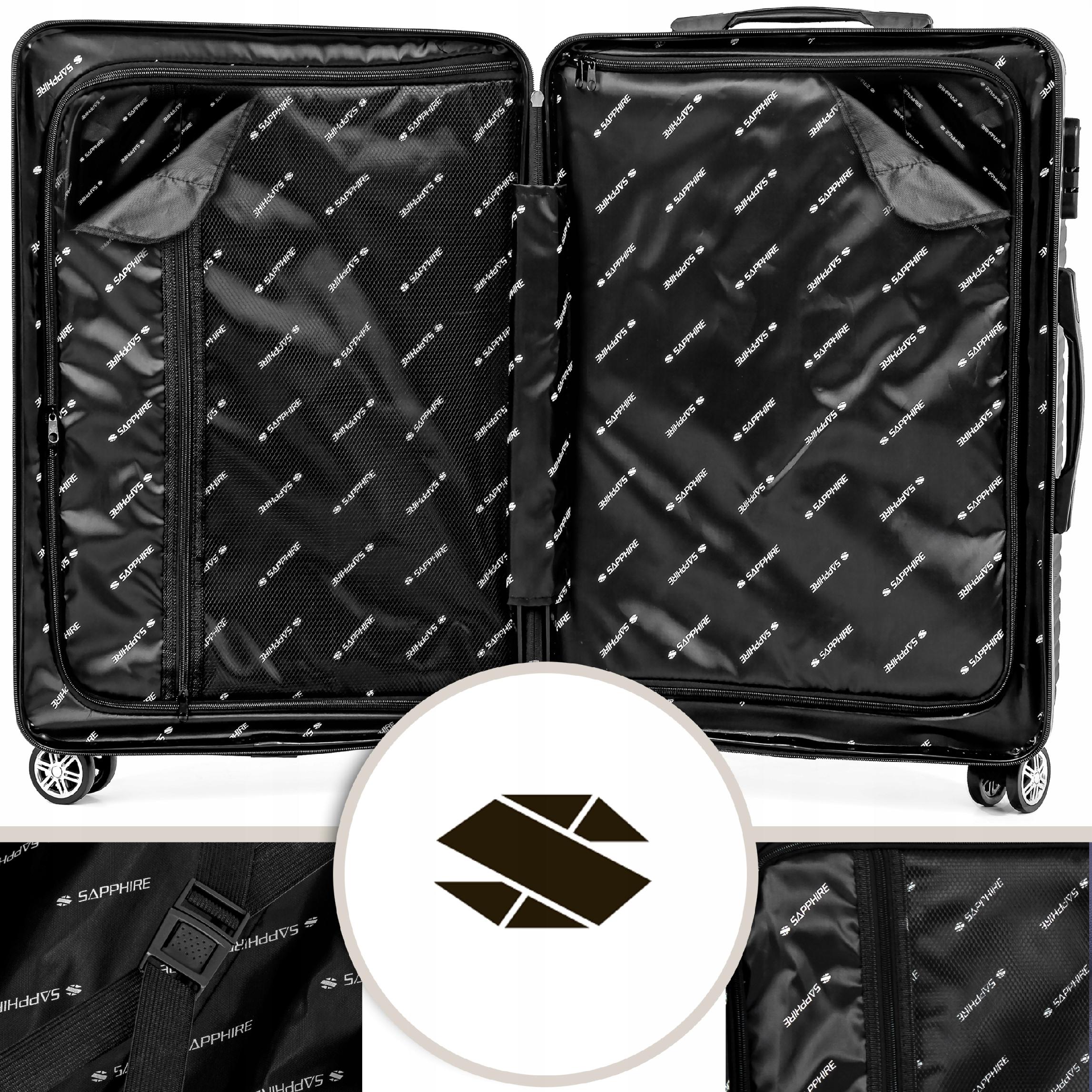Cabin case SMALL LIGHT HAND luggage wheels ABS strong L Sapphire DUO Brand no brand