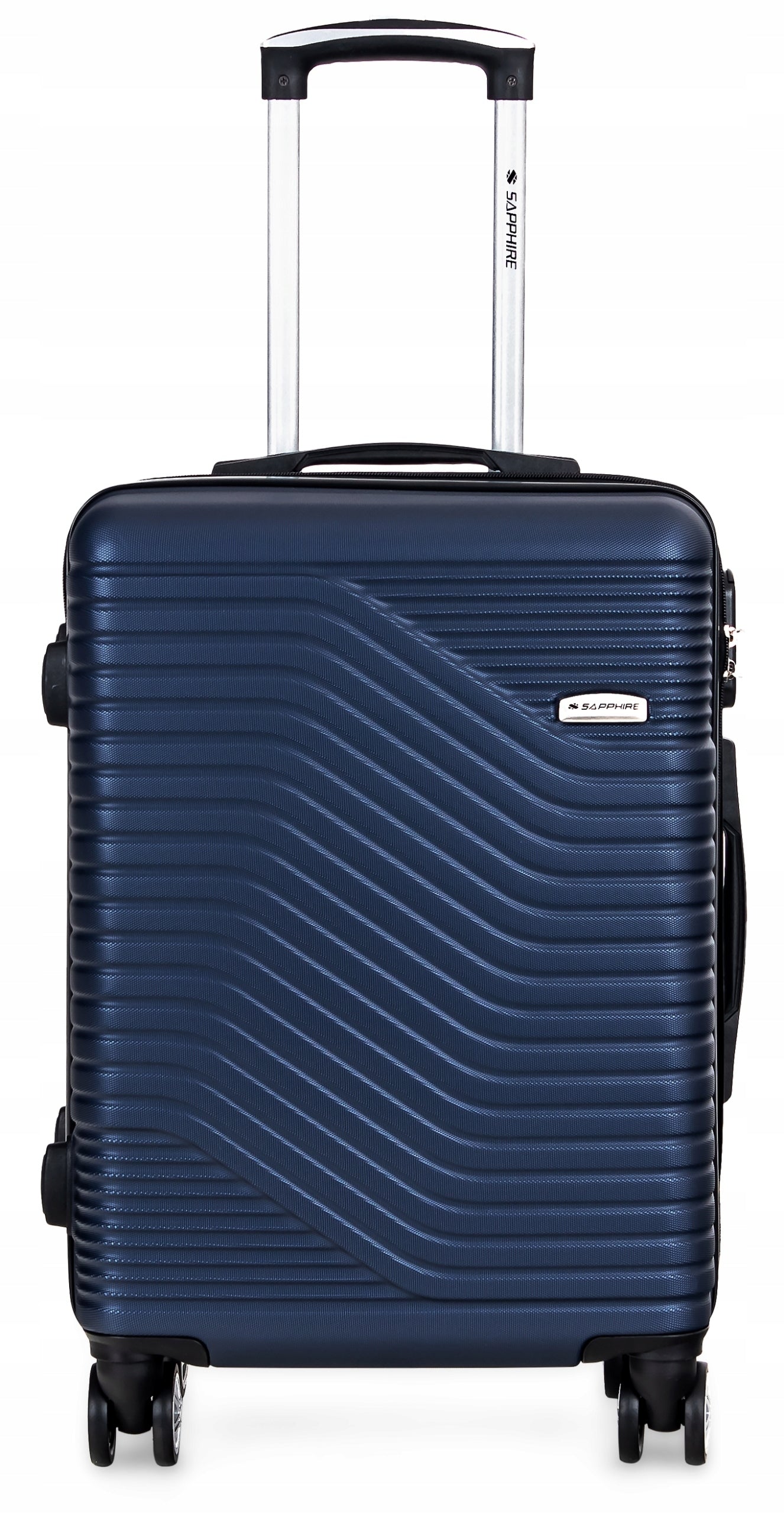 Cabin case SMALL LIGHTWEIGHT HAND luggage L wheels ABS strong Sapphire DUO Width (longer edge) 36 cm