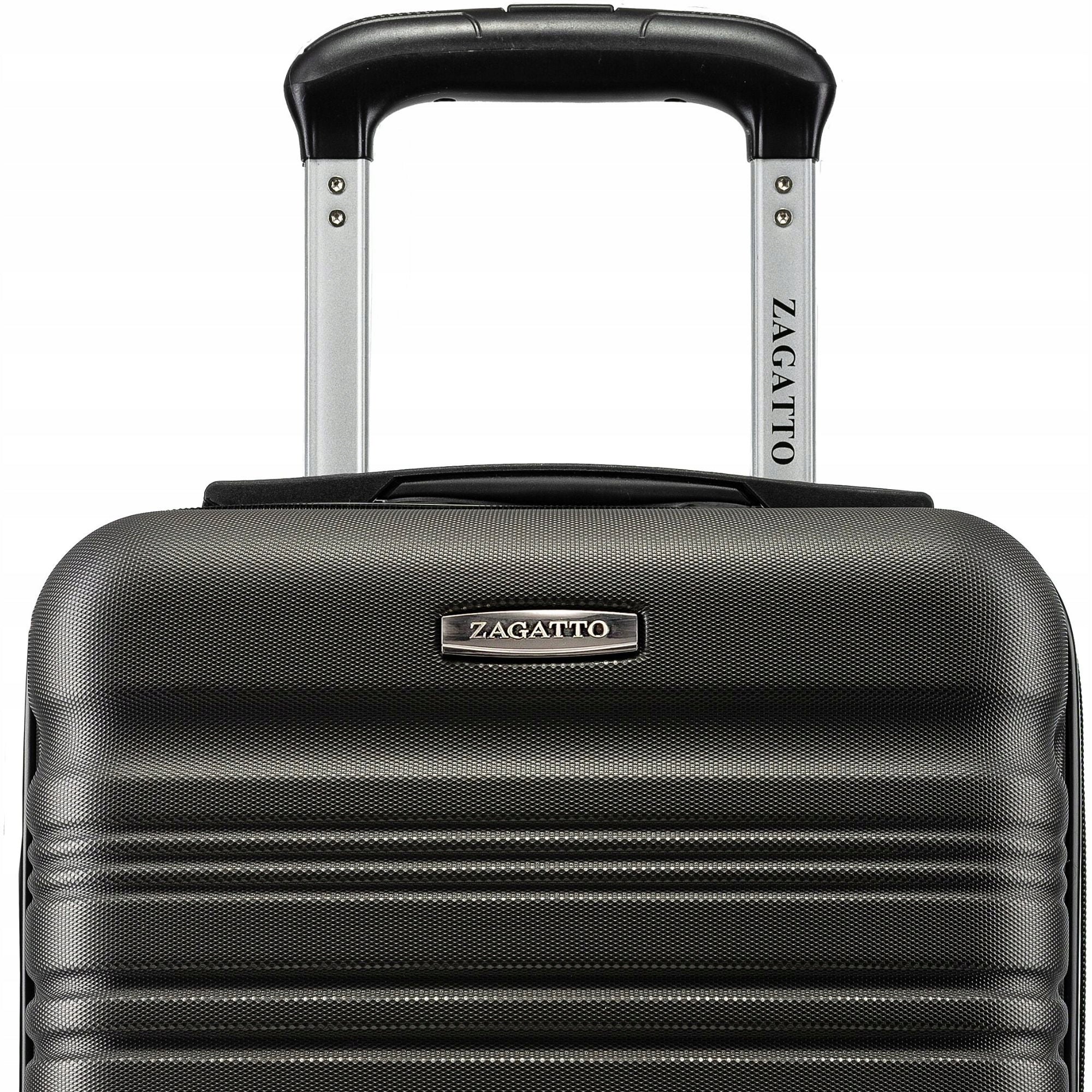 Cabin suitcase small on wheels 40x30x20 hand luggage ZAGATTO Brand Zagatto