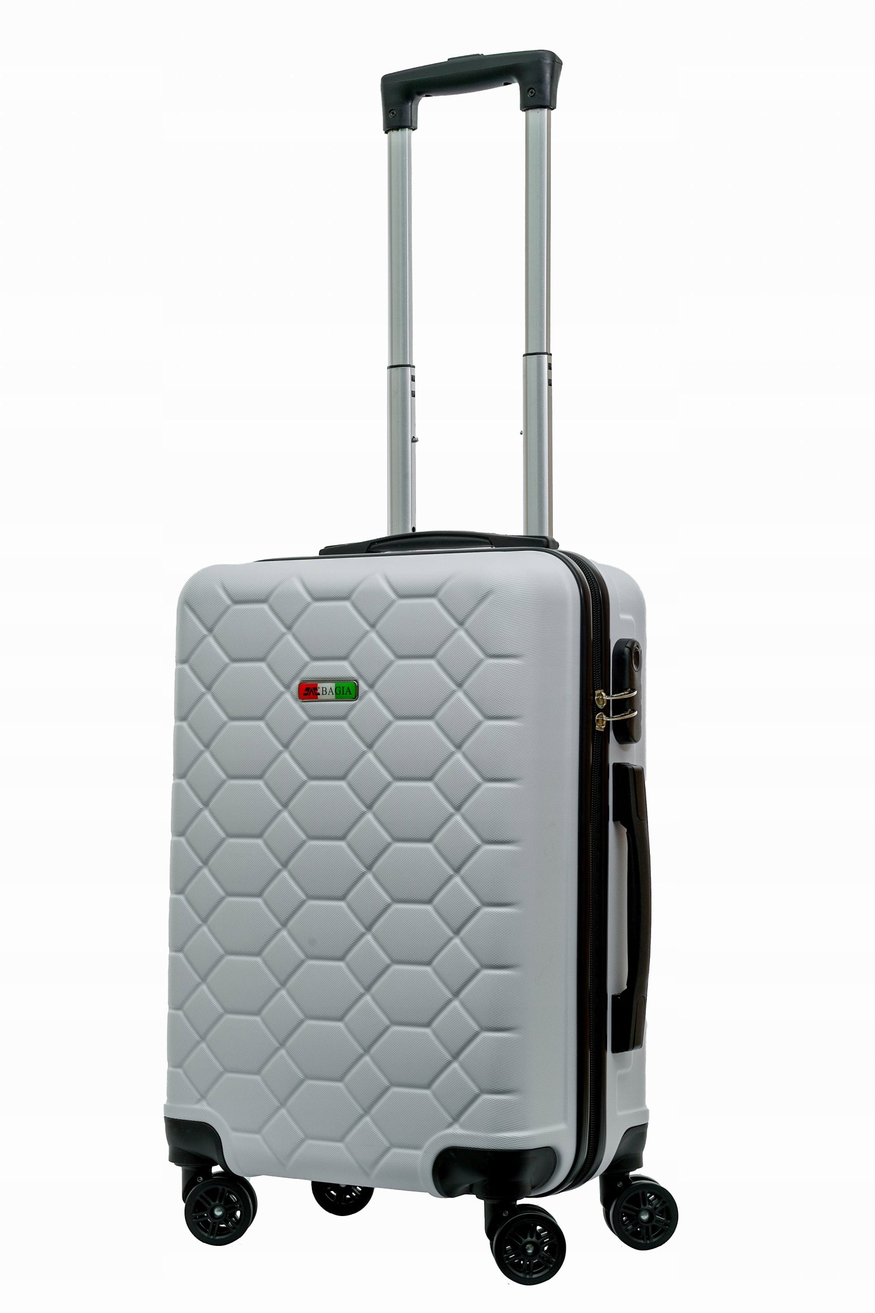 Cabin travel case Bagia Amsterdam 30l hard ABS 4 wheels colors Brand Bagia