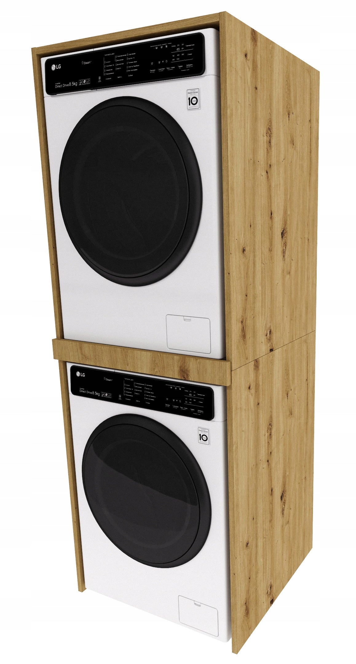 Cabinet for washing machine and dryer POST 180 cm 180x66x65 buildings Artisan Oak EAN (GTIN) 5906781029610