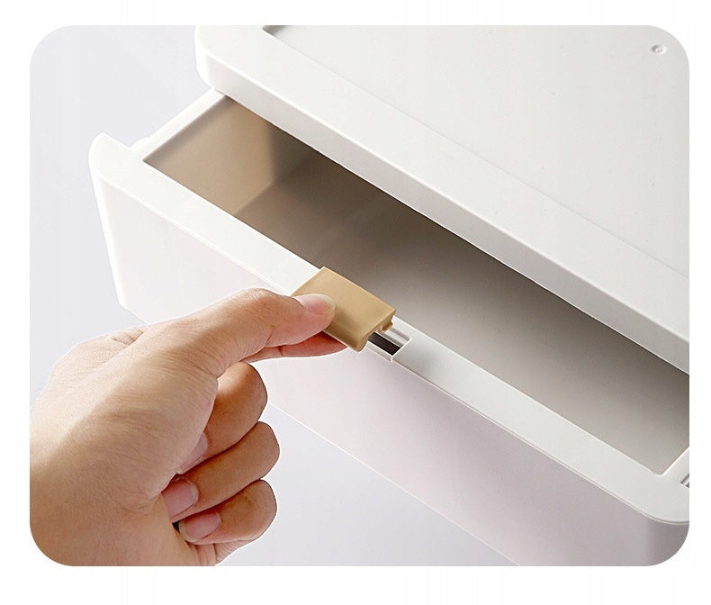 Cabinet with drawers for small items cosmetics for bathroom or desk 4 Furniture height 29 cm