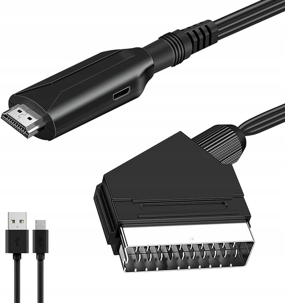 Cable Adapter Converter from Euro/Scart to HDMI 1080p TV Adapter Brand no brand