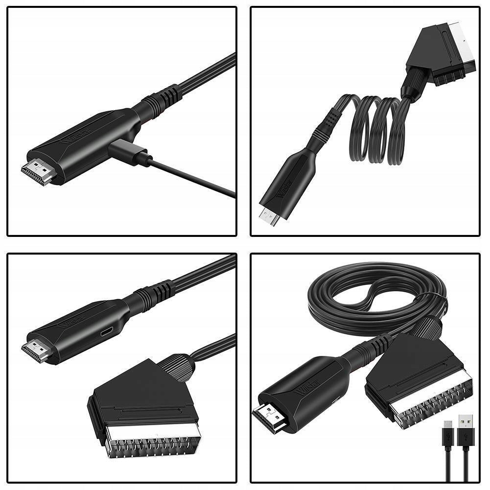 Cable Adapter Converter from HDMI to Euro / SCART 1080p TV Adapter Brand no brand