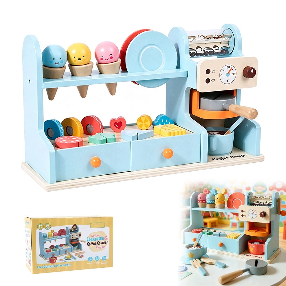 Cafe MONTESSORI ICE CREAM PARLOR WOODEN EXPRESS 3+ years