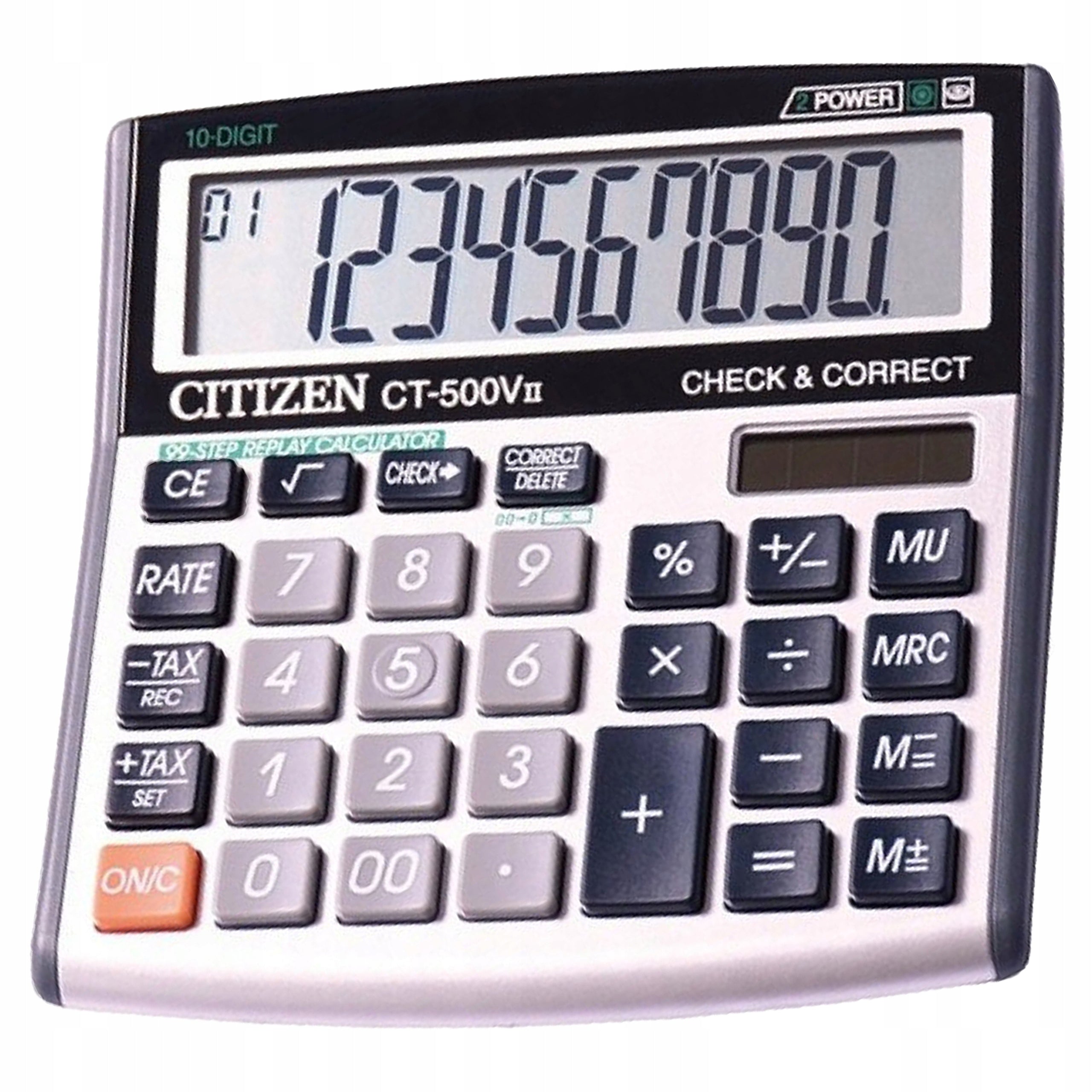 Calculator Citizen CT 500 VII office 10 digits original display