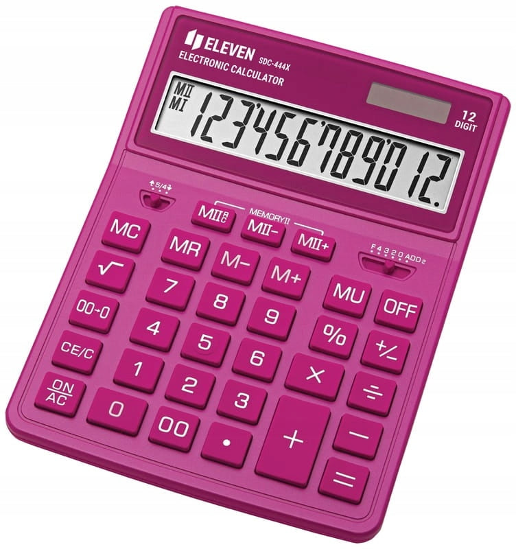 Calculator ELEVEN office 12 digital pink SDC-444XRPKE