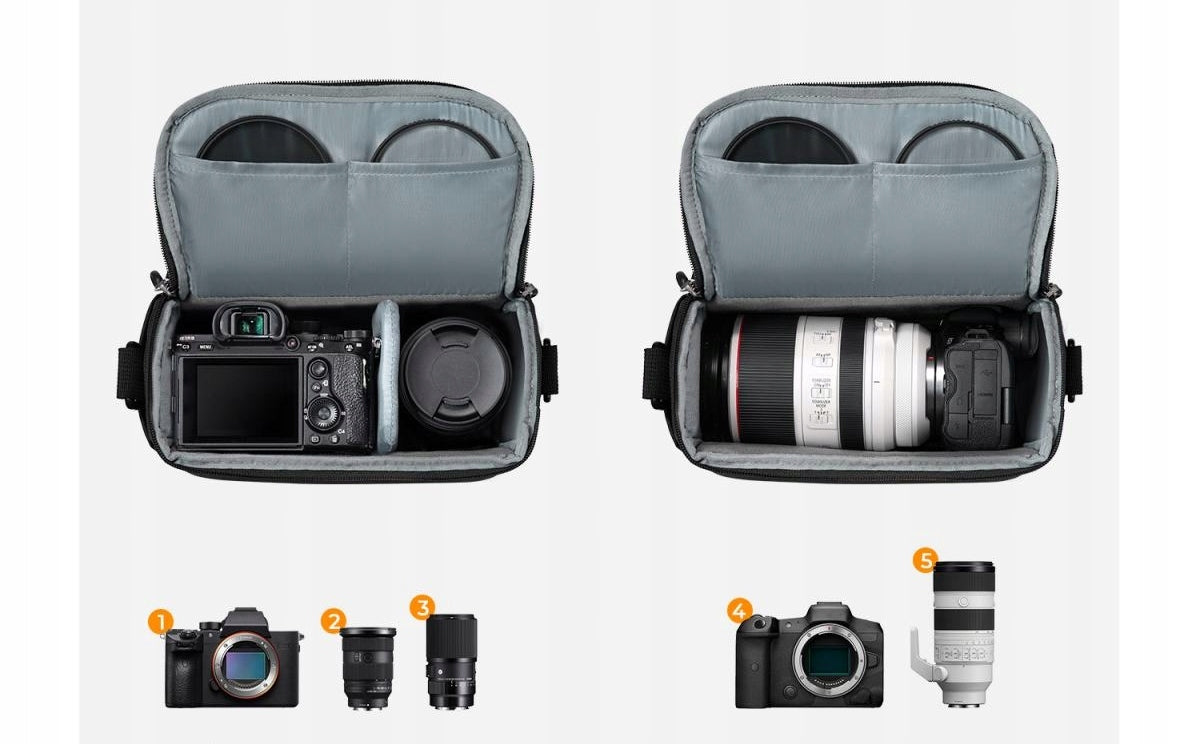 Camera Bag K&F Concept Shoulder Bag Black Manufacturer code Torba fotograficzna Granatowa KF13.179V1