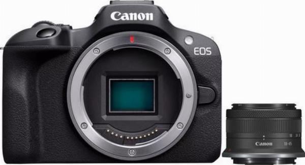 Camera Canon EOS R100 + RF-S 18-45 mm f/4.5-6.3 IS STM