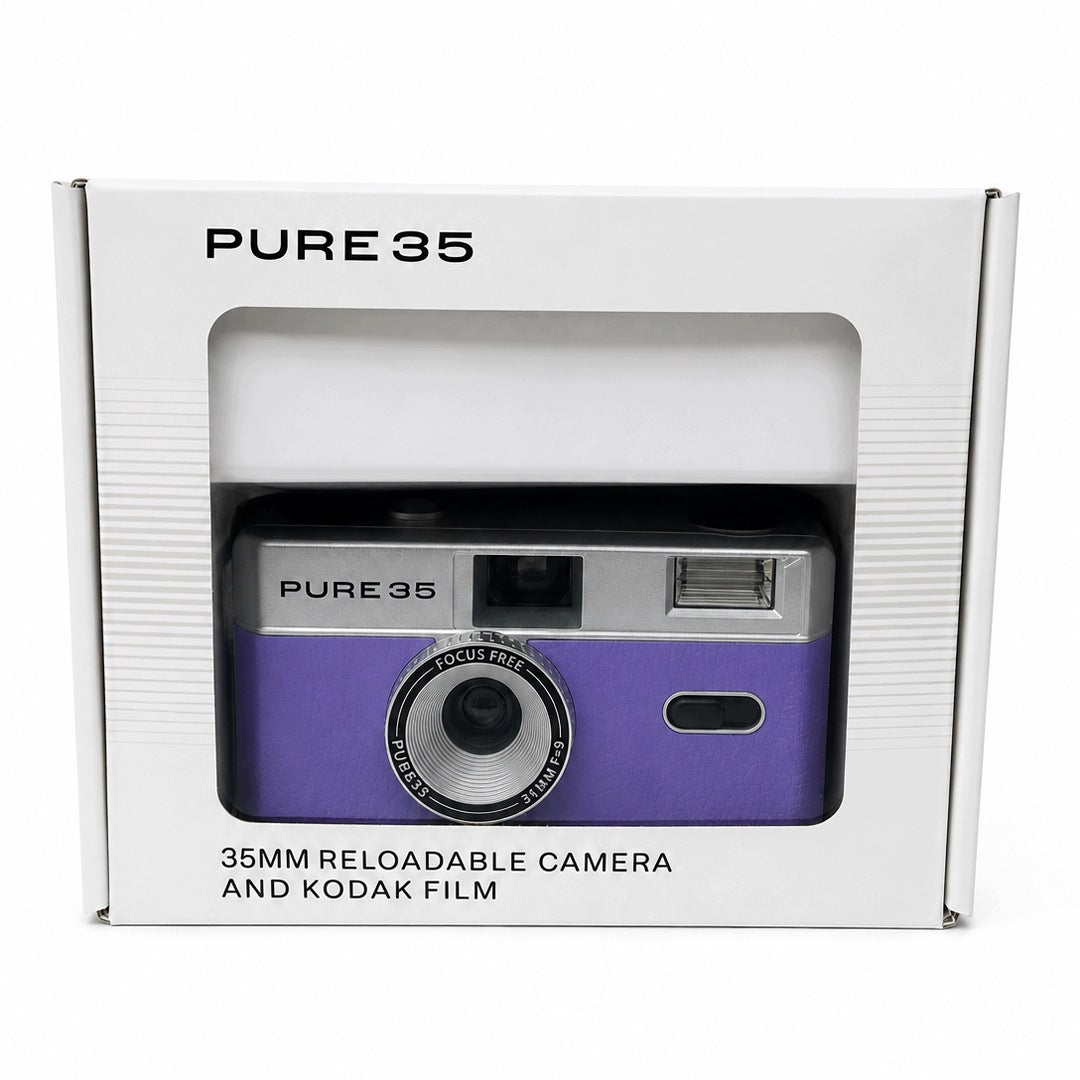 Camera KODAK PURE 35 35 mm analog replaceable films REUSABLE PURPLE Brand Kodak
