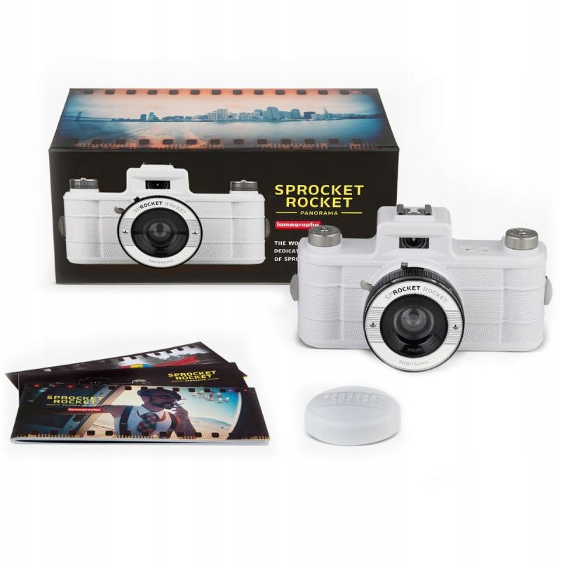 Camera Lomography Sprocket Rocket White - Coconut Packaging status original