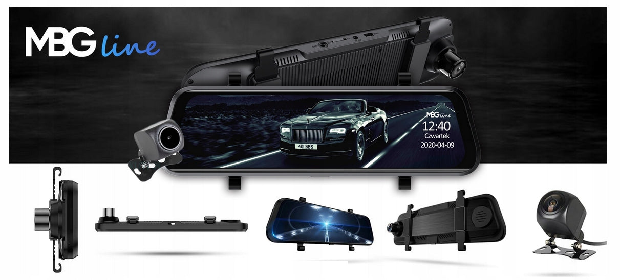 Camera Mirror Recorder 2K+FHD HS900PRO SONY Driving Video Recorder Model HS900 Pro