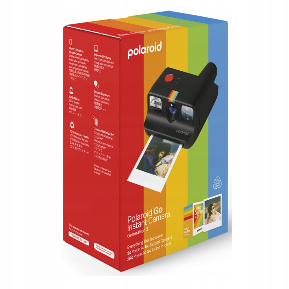Camera Polaroid Go 2 black +16 photos Model Go 2