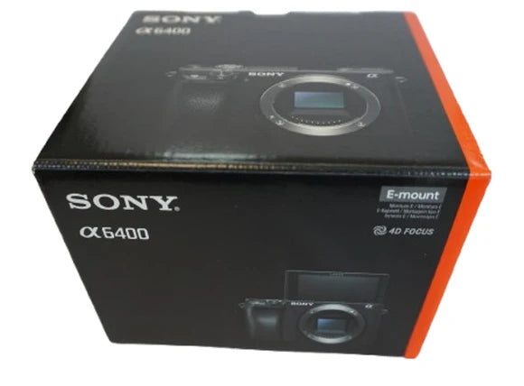 Camera Sony A6400 ILCE6400 24,2 MP 4K body black Packaging status original