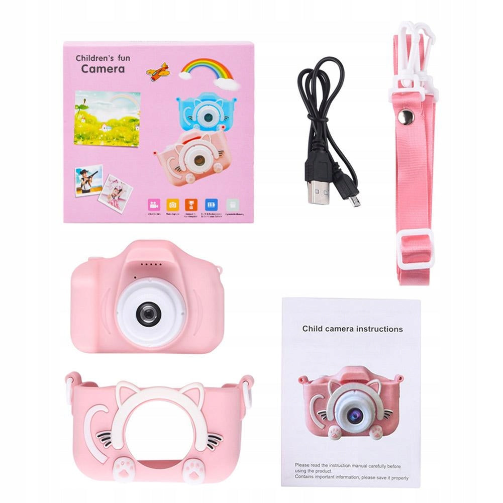 Camera for children Kitten ABC2 3 Mpx pink Packaging status original
