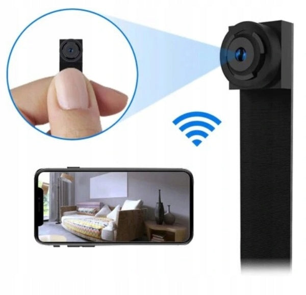 Camera mini spy strip camera draVires WiFi button + sticker Manufacturer code dravires K13
