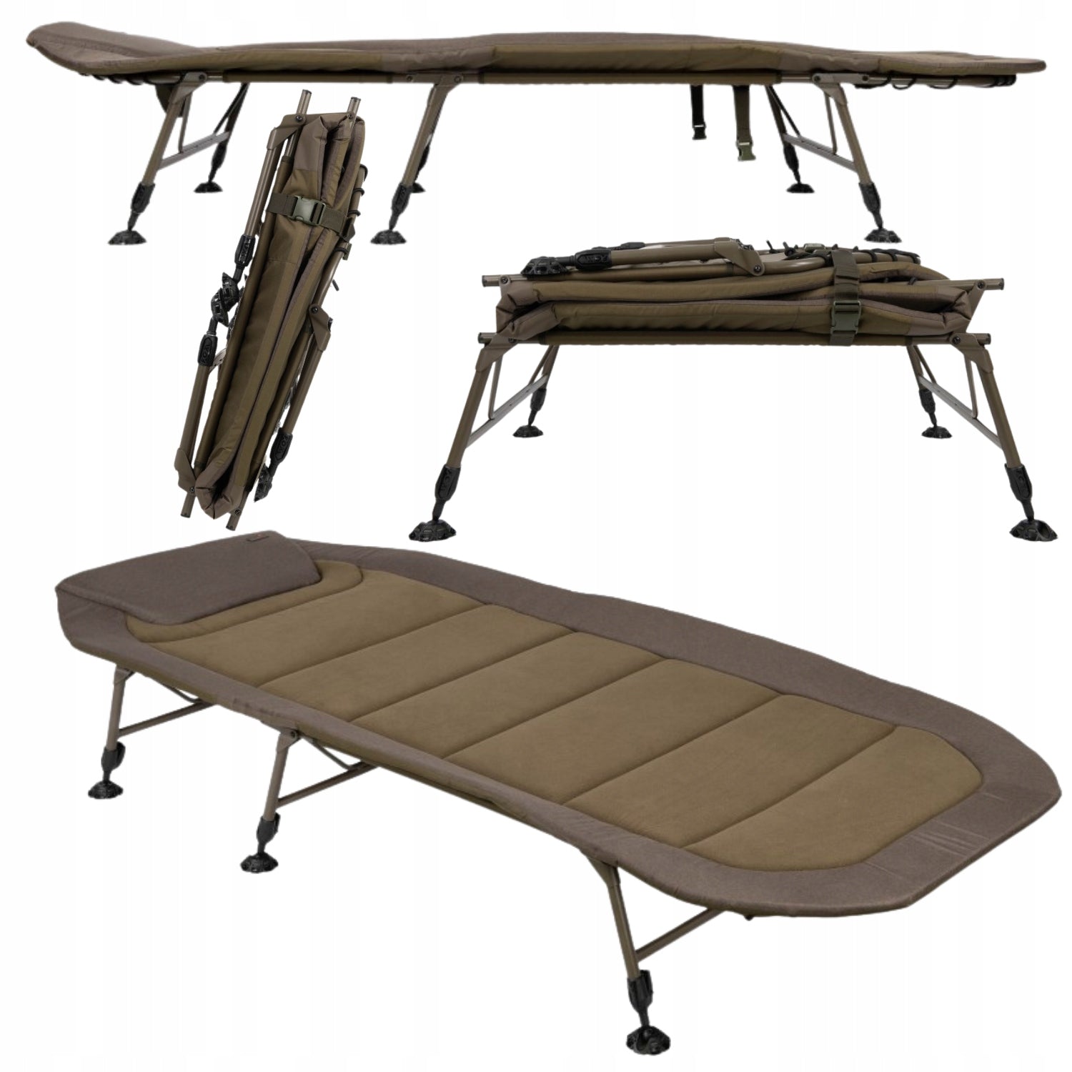 Camping Carp Bed Fox Voyager XL Bed 6 Legs CBC115