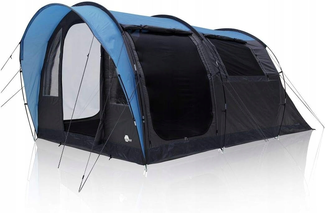 Camping Hiking Tent 4-Person Garden Tunnel Waterproof Lightweight Packaging status original