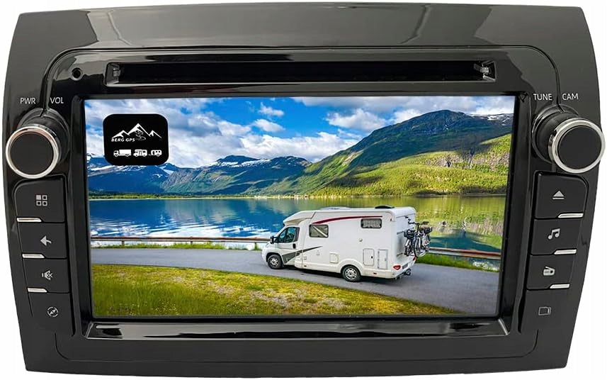 Camping Navigation BergGPS Navigation Camper Fiat Ducato CarPlay Android
