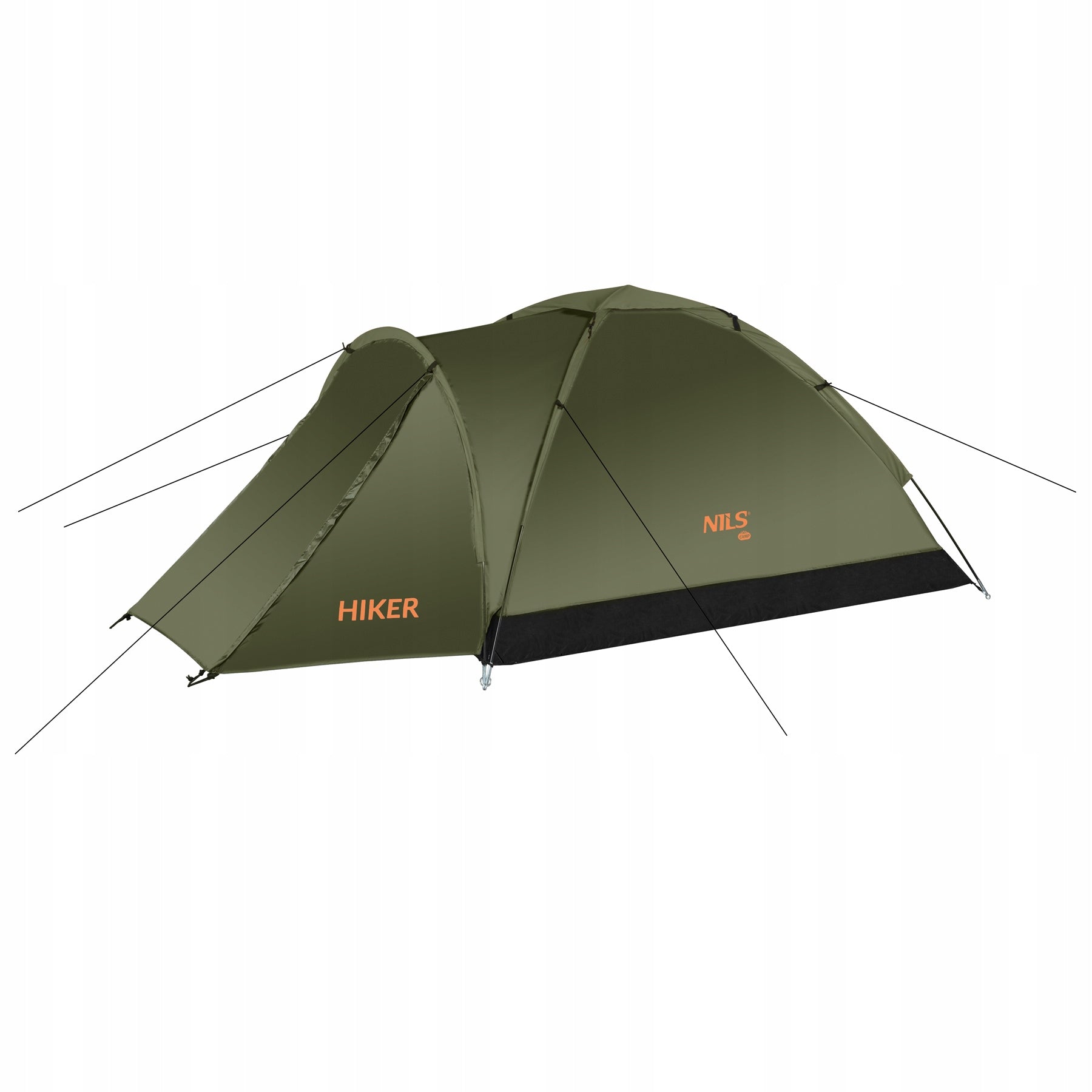 Camping Tent 2-Person NILS CAMP Hiker NC6010 Green