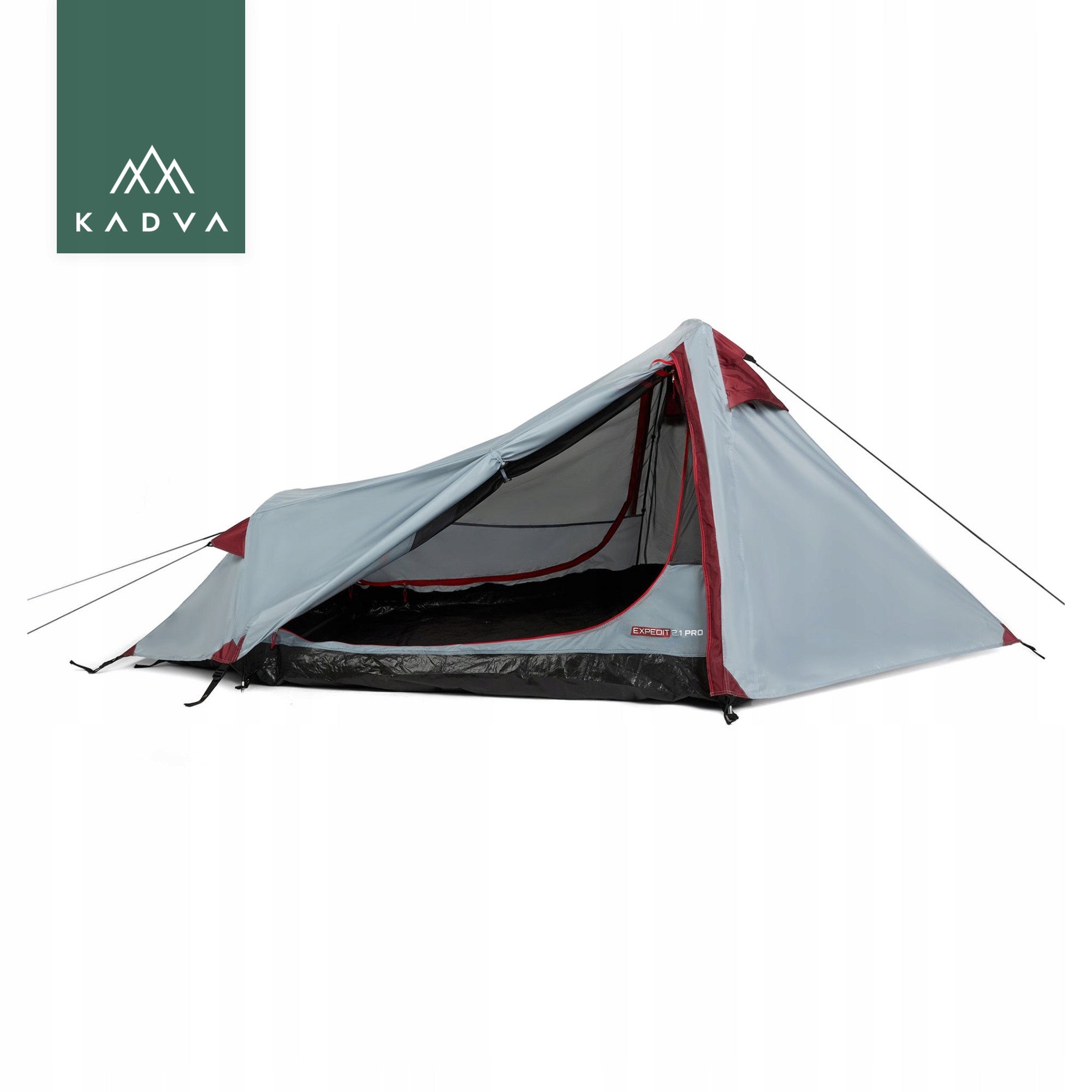 Camping Tent KADVA 2.1 Pro Grey COMPACT DOUBLE Packaging status original