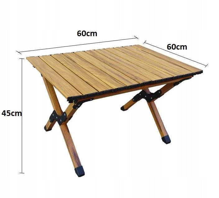 Camping table folding, portable, recreation, garden, terraces, balcony Packaging status original