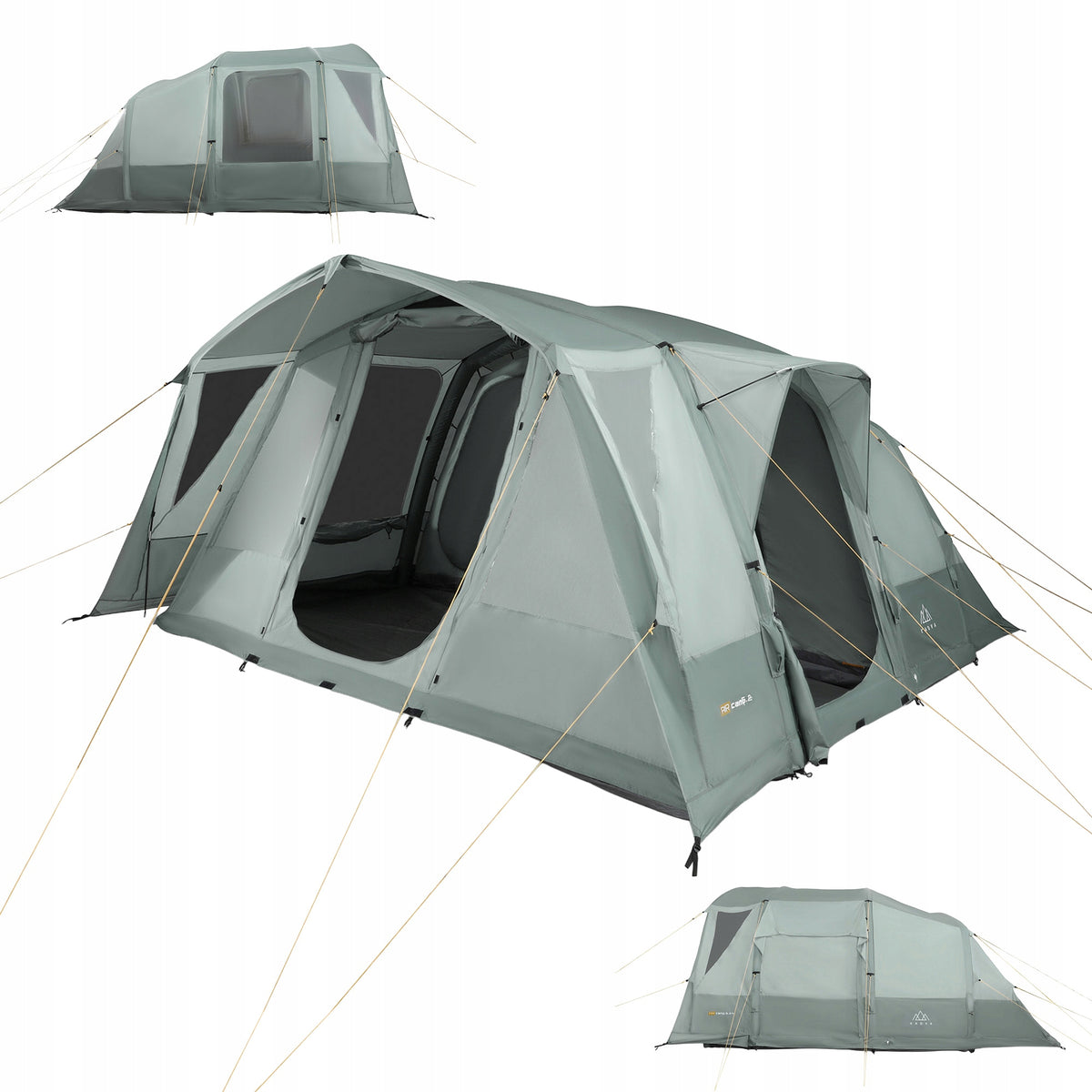 Camping tent 6 persons KADVA AIRcamp 6.24 FAMILY WATERPROOF LARGE