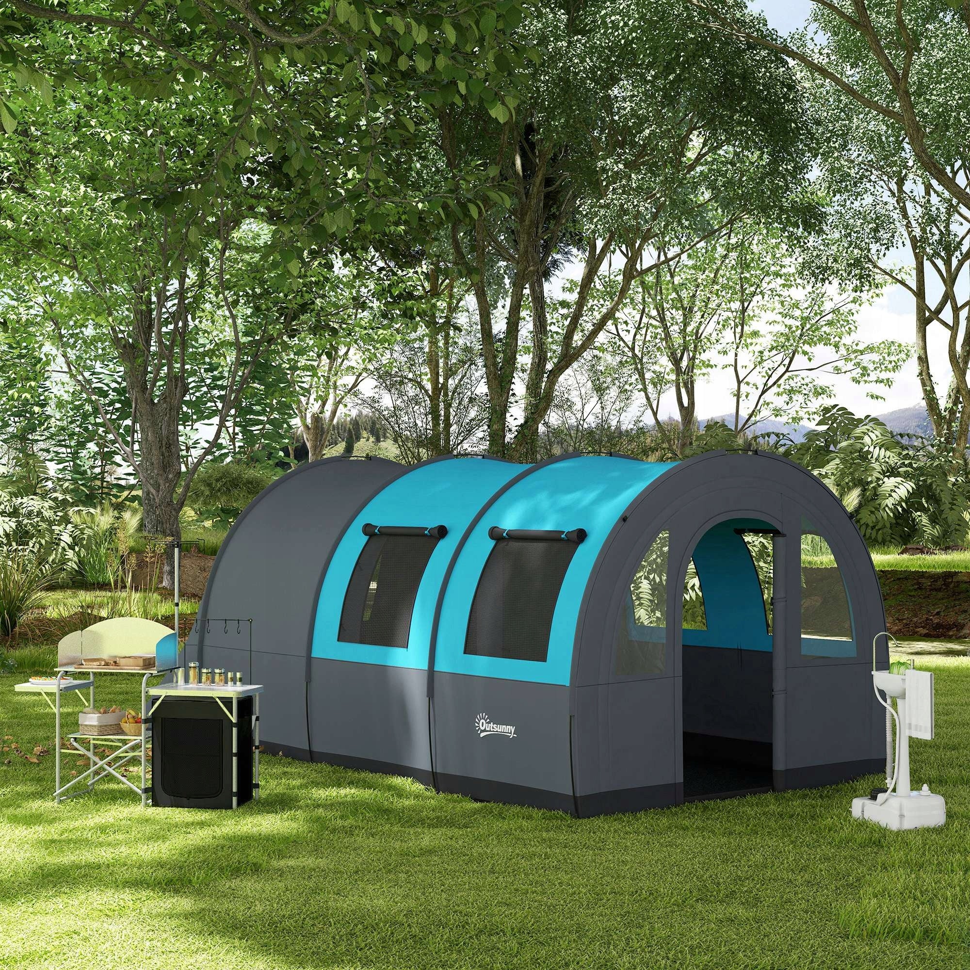 Camping tent Outsunny A20-373V00GY waterproof Manufacturer code A20-373V00GY