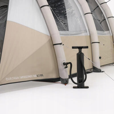 Camping tent inflatable Quechua Air Seconds 6.3 F&B 6-os XXL 3 bedrooms Model 4899305