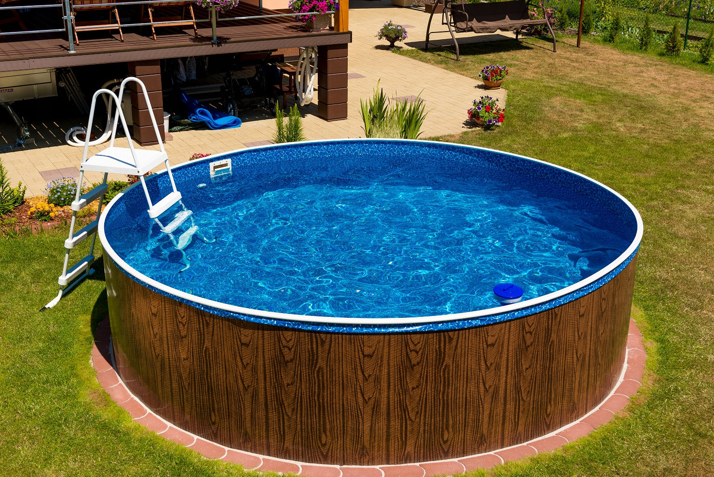 Canadian Round Pool -- 4,6x1,2m -- Brand ELESTON