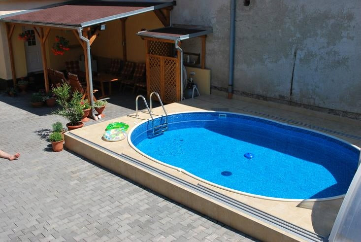 Canadian swimming pool Miami 5,5x3,7x1,2 PREMIUM Length 550 cm