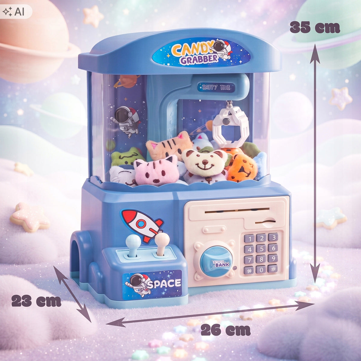Candy Catcher Machine Sweets Vending Machine For Kids ARCADE GAME Packaging status original