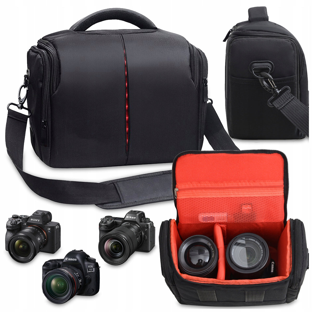 Canon Nikon Sony Pentax Olympus XL DSLR CAMERA BAG