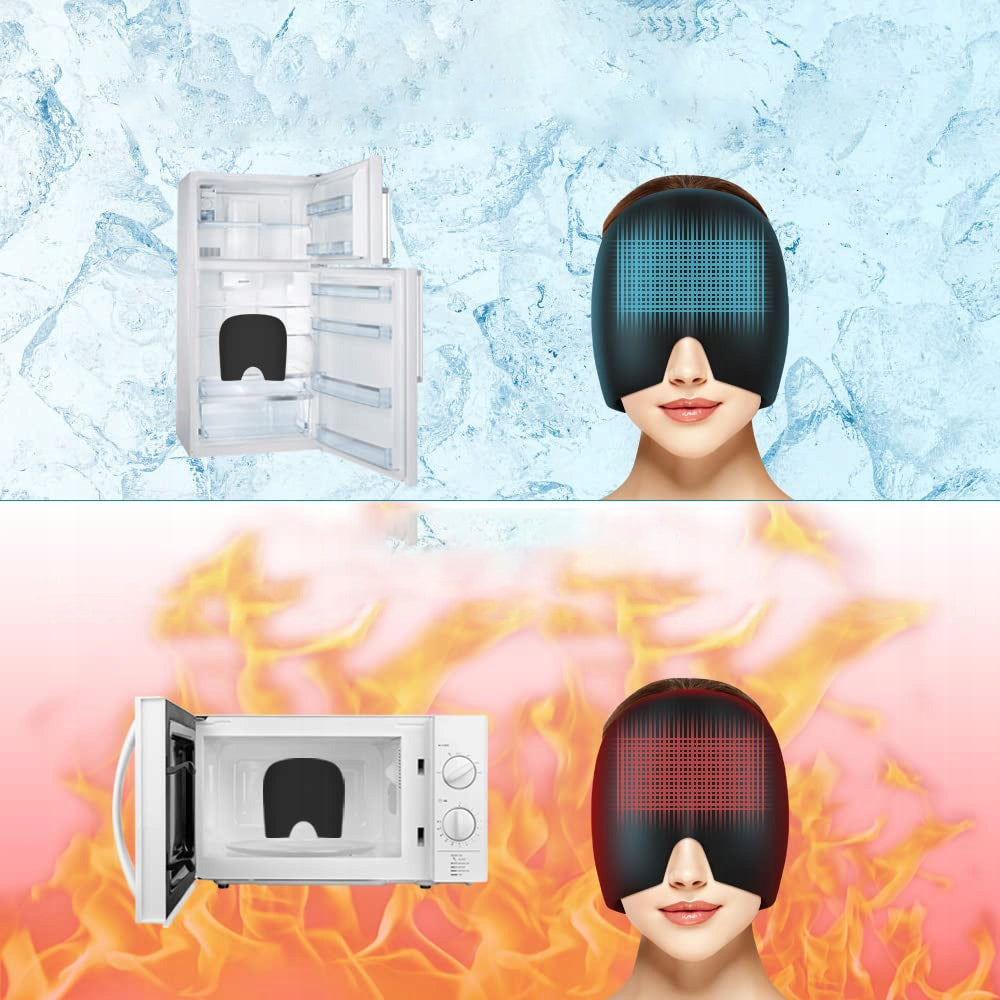 Cap Soothing Headache Migraine Compression Gel Mask Cooling Wrap Manufacturer code 9001HG8930BK